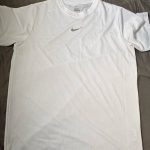 White Nike tee